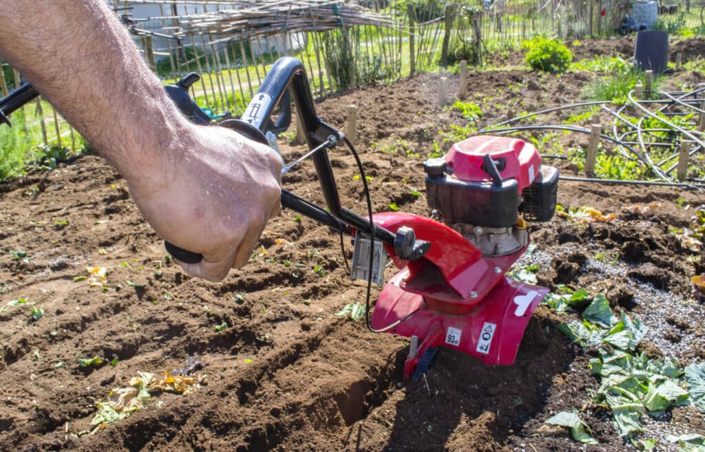 Garten fräsen