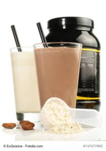 Proteinshake - Kakao und Vanille