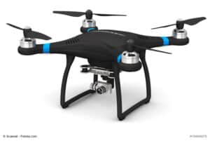 Quadcopter drone with 4K video and photo camera
